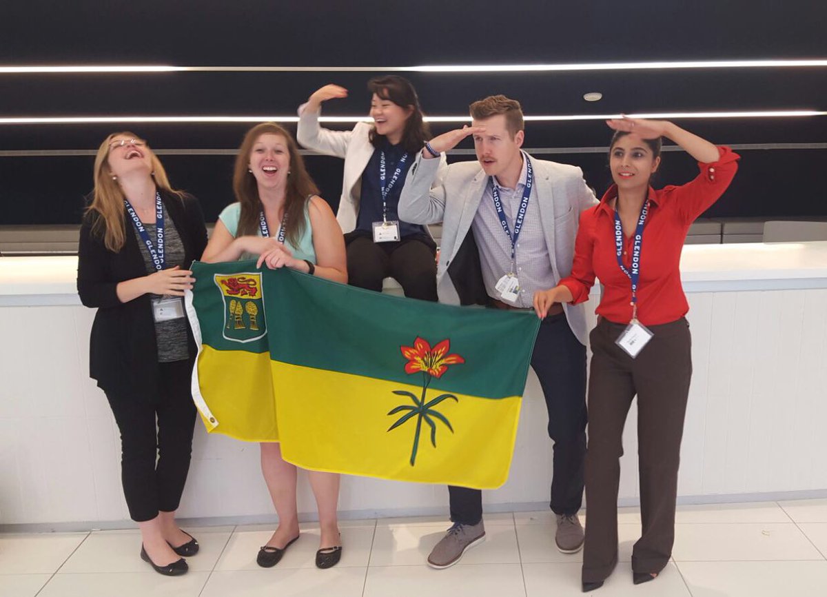 mcfarljo's tweet photo. We're excited to have 5 staff from @JASask at #JANGLE this year! Some (maybe just me) call us the Fab 5! #TeamSask https://t.co/YIo8nHGAlH