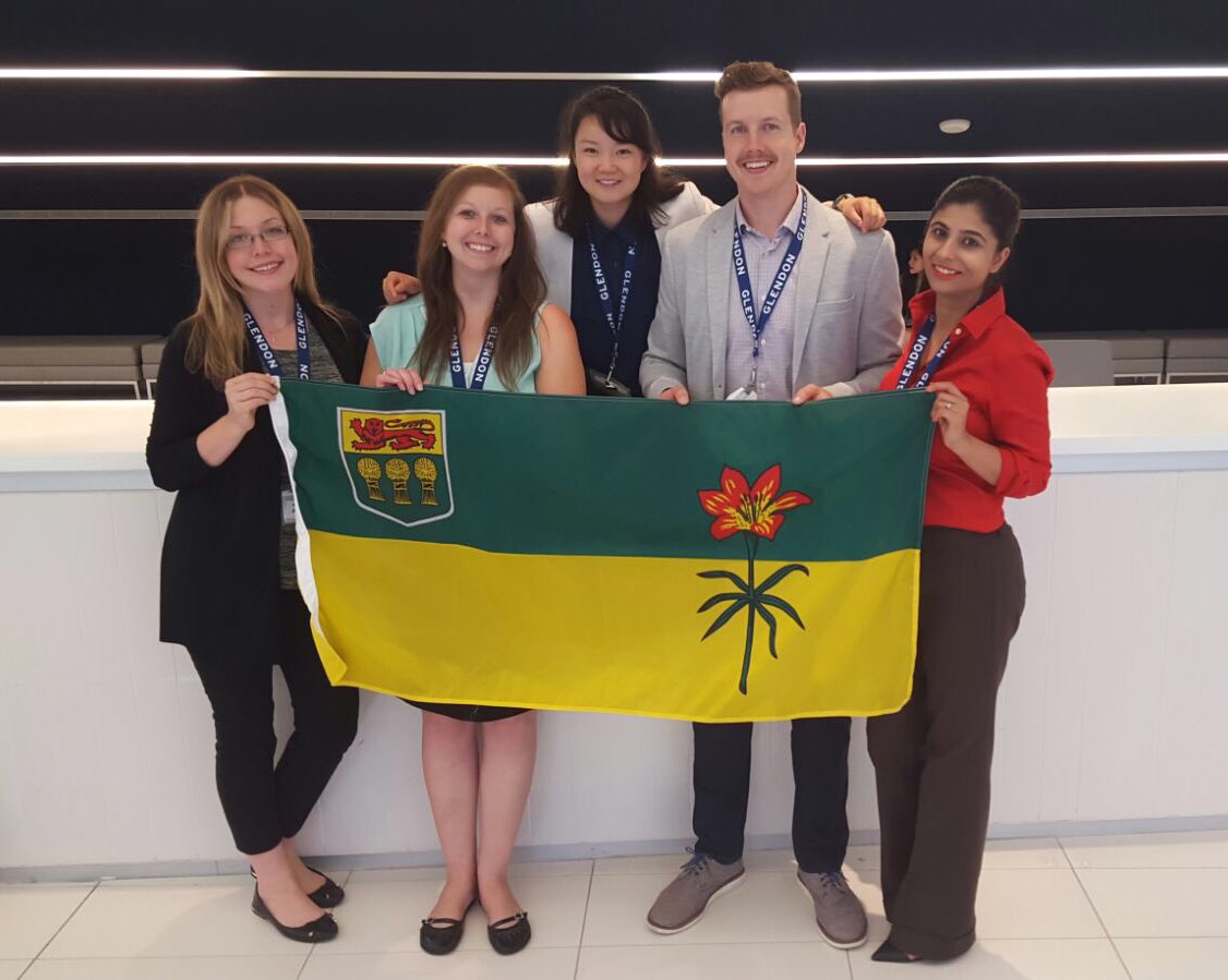 mcfarljo's tweet photo. We're excited to have 5 staff from @JASask at #JANGLE this year! Some (maybe just me) call us the Fab 5! #TeamSask https://t.co/YIo8nHGAlH