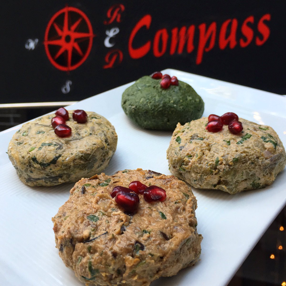REDCOMPASSny's tweet photo. Thanks @GlutenFreeFM for sharing our #GlutenFree #Vegan quartet of #pkhali: eggplant, spinach, green beans, & leeks! https://t.co/YFFsZRY7ze