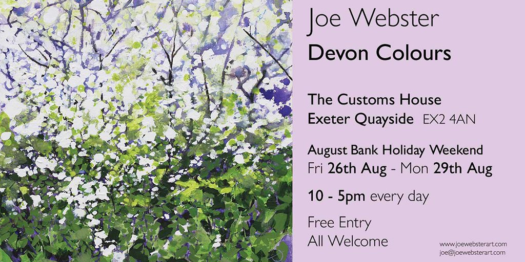 Forthcoming Art Exhibition, August Bank Holiday Weekend <a href="/exeterquay/">Exeter Quay</a> <a href="/Visit_Exeter/">Visit Exeter</a> <a href="/HeartofDevon/">The Heart of Devon</a> #Exeter #devon #art