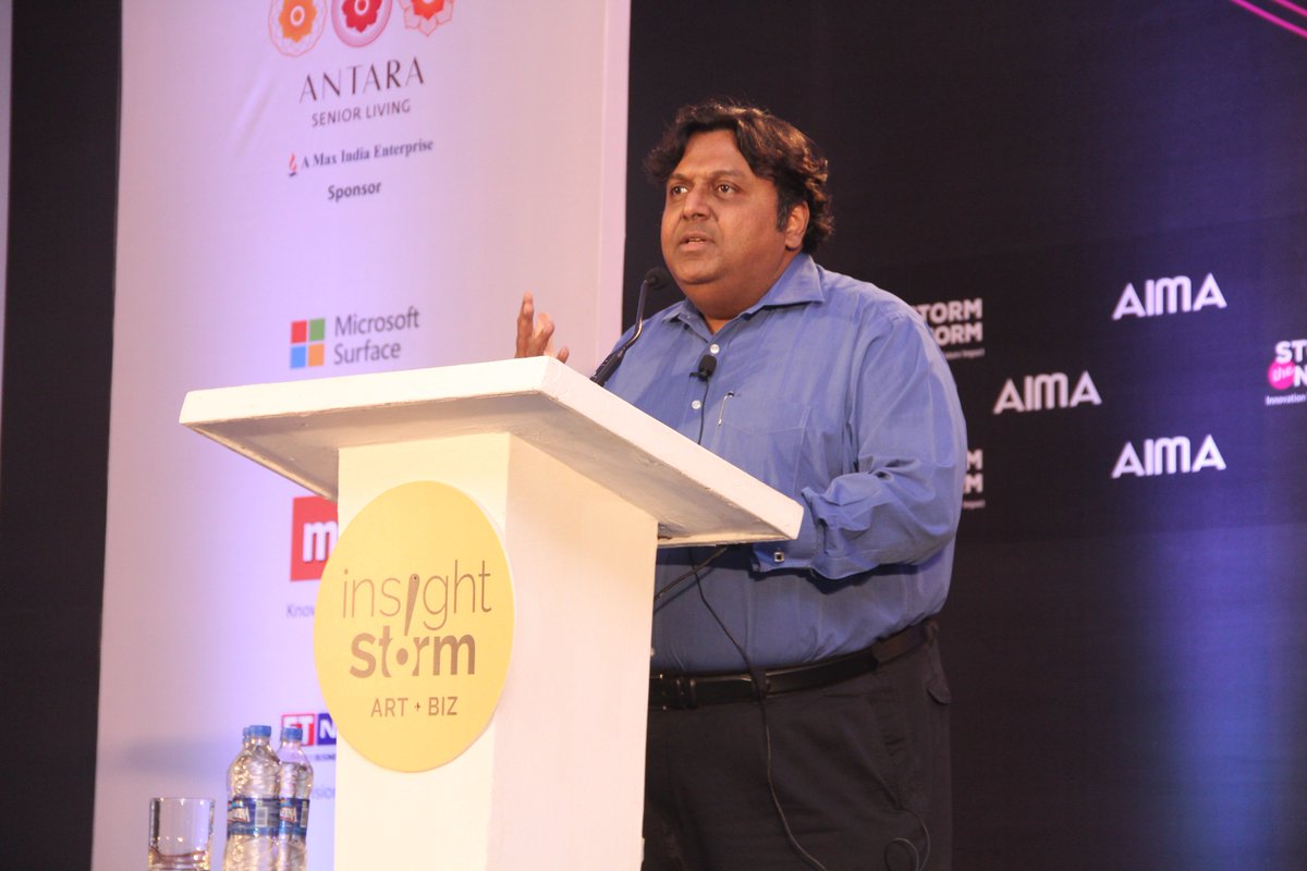 aimaindia's tweet photo. Thankyou @ashwinsanghi for an amazing and insightful session on #DoingExtraordinary at #InsightStorm https://t.co/pzjAfIWBFk