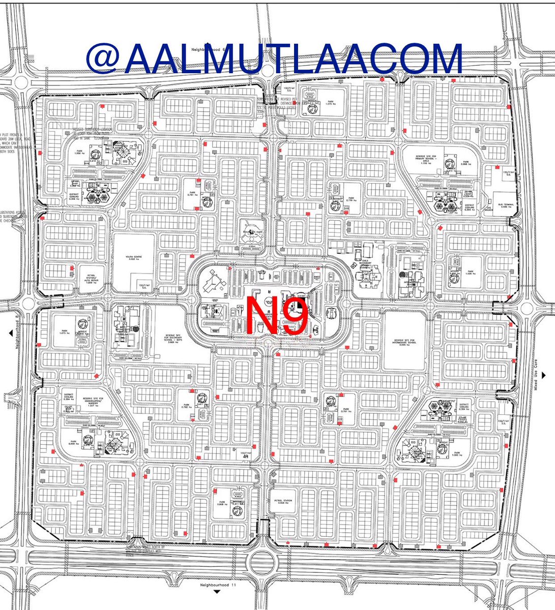 المخططات النهائية لمدينة المطلاع موضح عليها مواقع محولات الكهرباء
N12,N11,N10,N9
#لجنة_المطلاع 
#ناطر_بيت 
#المطلاع
