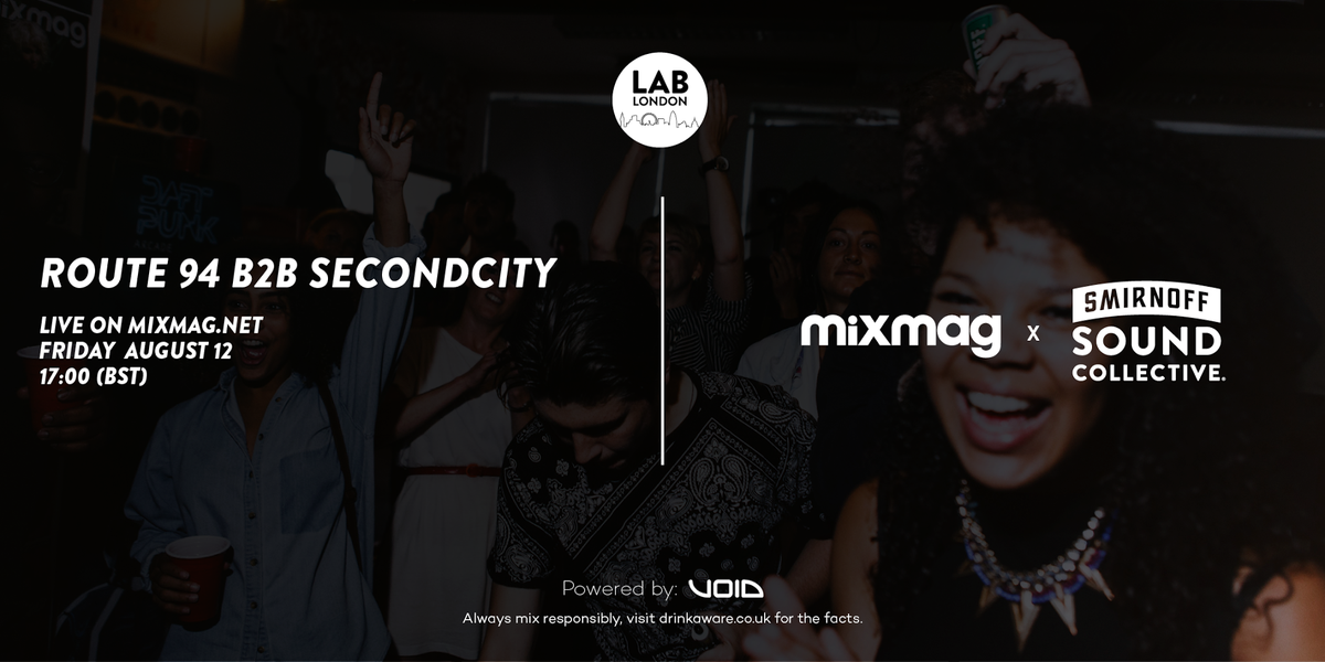 Mixmag's tweet photo. BIG.@Route_94 b2b @Secondcityuk in the Lab LDN. RT for your chance to come to the office 🔥🔥

https://t.co/6z2R90rtos https://t.co/CNZ7ioS8mm