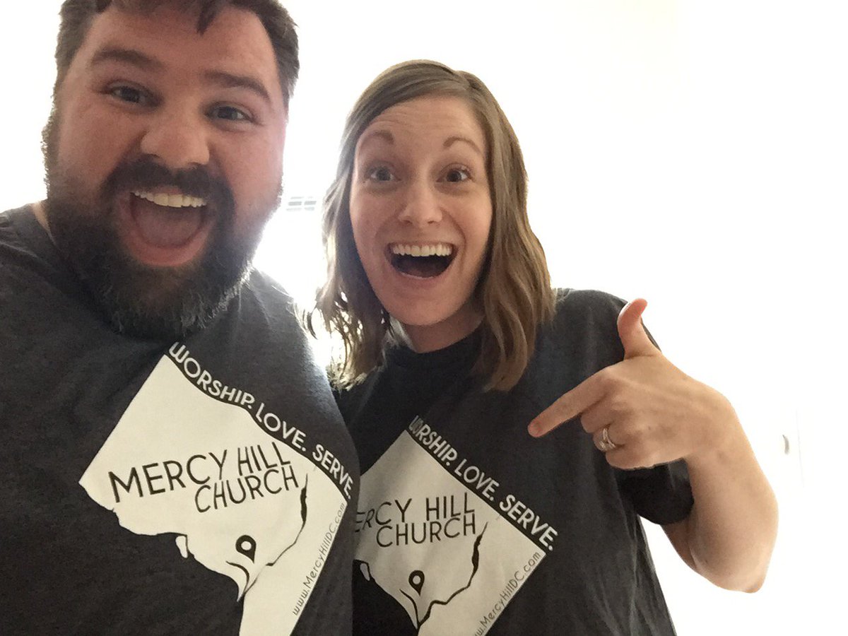 MercyHillDC's tweet photo. Mercy Hill Tees are in! Sporting ours today! https://t.co/sTiYZQI2y5
