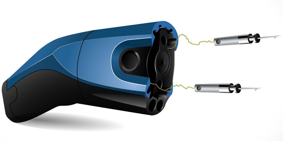 Gizmodo's tweet image. Someone invented a stun gun that monitors heart rates to avoid cardiac arrest gizmo.do/fBrotUV