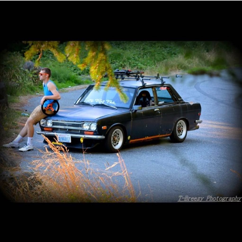 datsunhunter's tweet photo. #DATRunnerup: @pnw_510_nut and is “Rat Pack” 510 with orange bits and matching sunglasses, now that is #Swag #datsw… https://t.co/J8xYaeFAiE