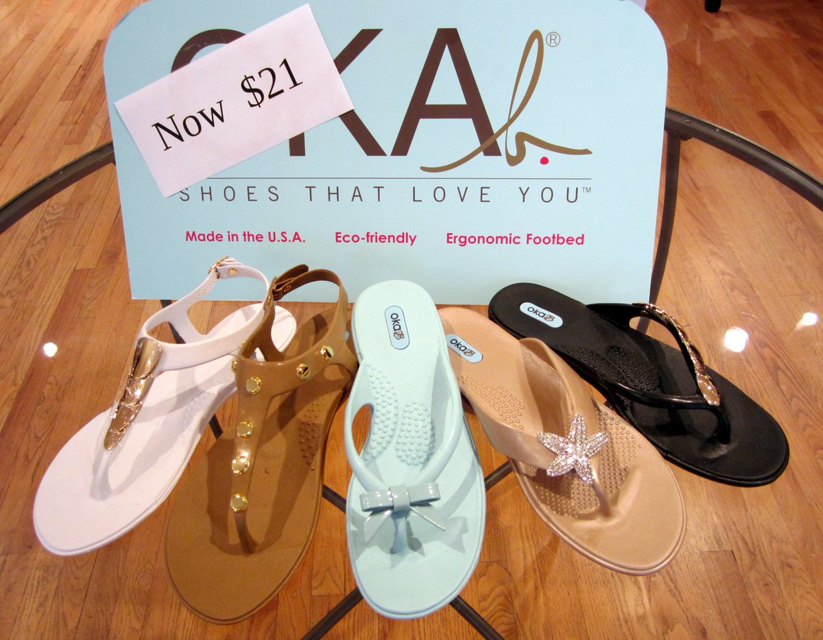 ThenAgainCT's tweet photo. OKAb sandals-rock-bottom prices.plenty of summer left!  #CTGirlAboutTown #fairfieldista #CTLifestyles https://t.co/zDQzXL0i4F