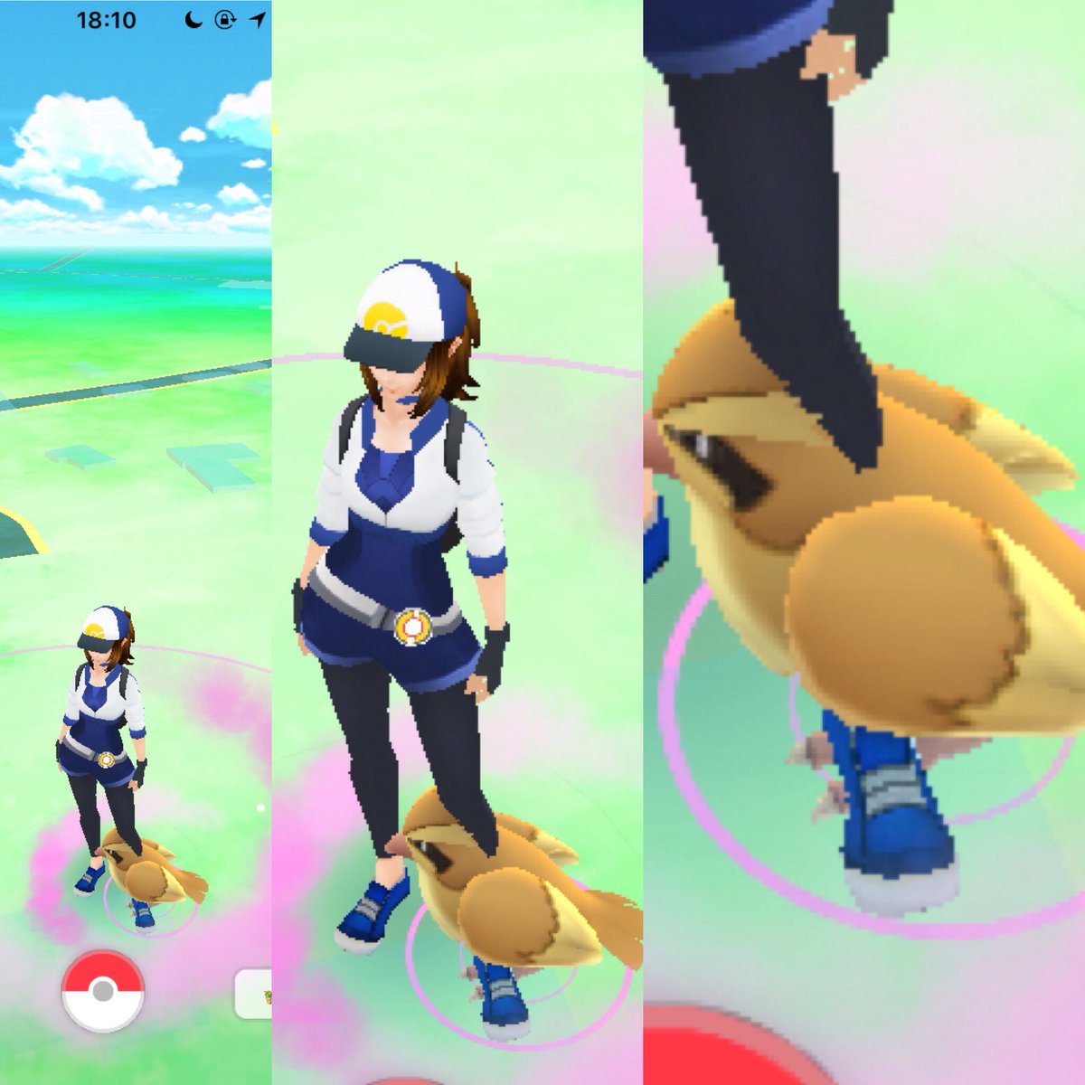 MelanieLmst's tweet photo. Ouch, pas trop mal #RoucoolGo ? 🙏🏻 #PokemonGO @TeamValorFR @TeamMysticFR @PkmnGoNormandie @PokeGoRouen 😱😱 https://t.co/KdFKMLI93s