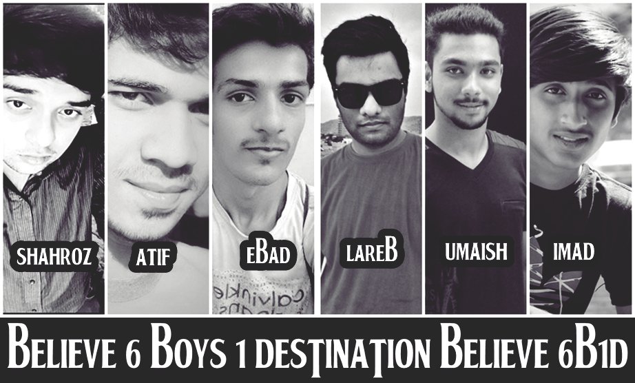 Believe6b1dHaya's tweet photo. Believe 6b1d Believe 6 Boys 1 destination you all are so talented and iam happy for this amazing comeback by u guys https://t.co/Z5hotwbWhm
