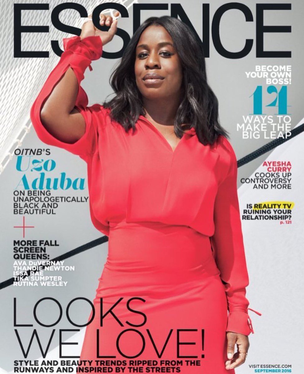 tvonetv's tweet photo. .@UzoAduba on the cover of @essencemag! 👏🏾👏🏾👏🏾 https://t.co/NYactoOtUv