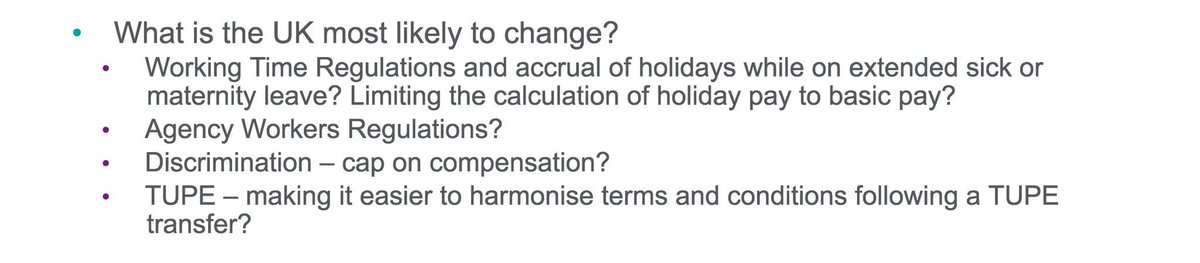 techUK's tweet image. #KeepCalmAndCodeOn says @MiriamLampert on potential changes to UK employment law at #legaltechbrexit