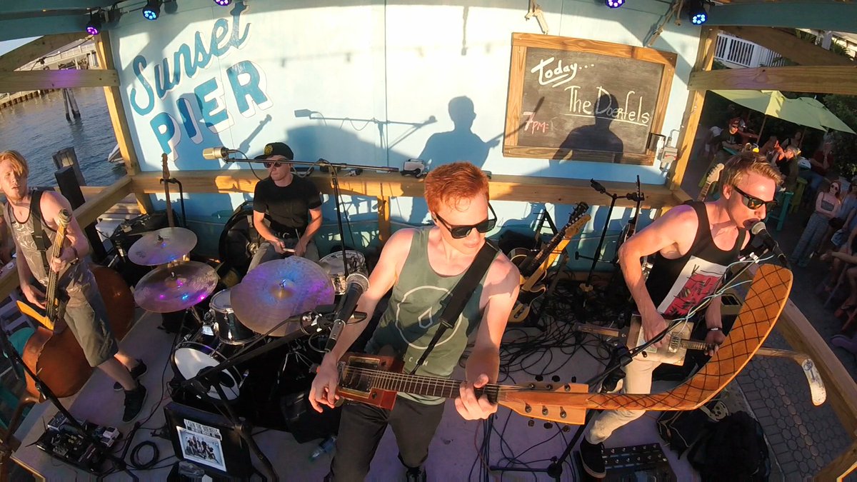 We are happy to welcome The Doerfels back to the stage tonight, fresh home from their summer tour! 7-9pm. #KeyWest