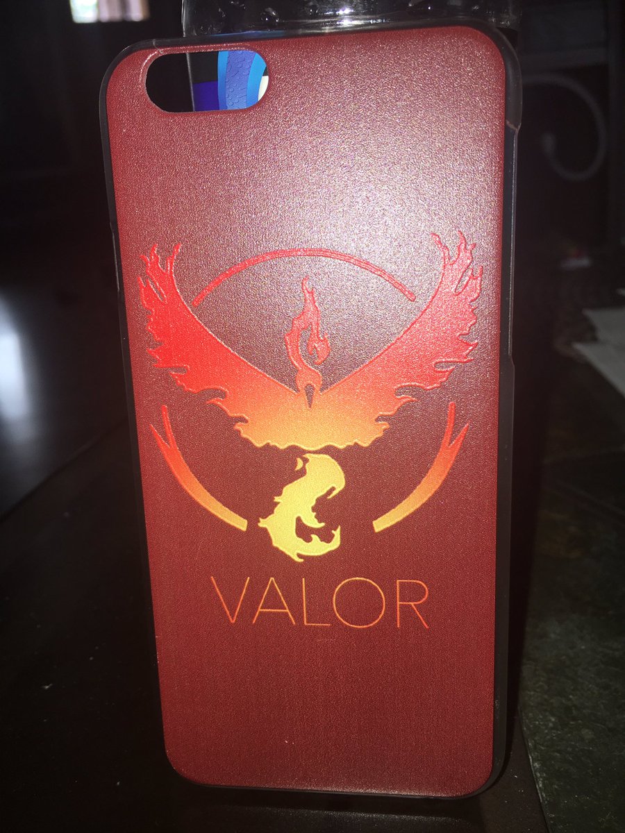 valor_squad's tweet image. Who wants a case like this #PokemonGO #TeamValor