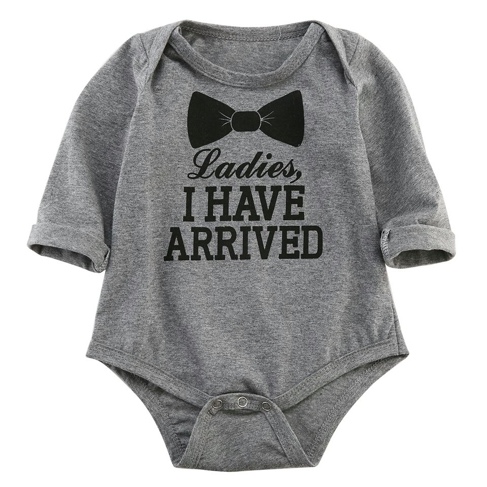 TofWinkel's tweet image. We hebben er een nieuwe #romper bij! #Newborn maatje 'Ladies i have arrived'. tofonline.nl/c-3568143/jong…