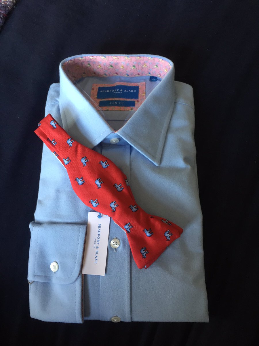 StokesPhilip's tweet photo. @BeaufortBlake Great service as always, love my new shirt and tie!!! #anotheroneforthecollection #beaufortandblake https://t.co/nDnJFhFnza