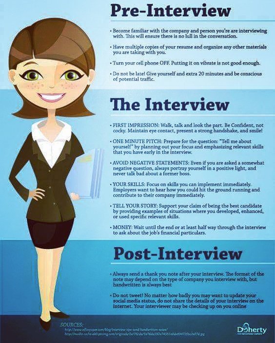 mo_pbl's tweet photo. Are you prepared for your next interview? Brush up with a few of these tips! #WorksForMeWednesday #BuildYourLegacy https://t.co/98mvRGww21