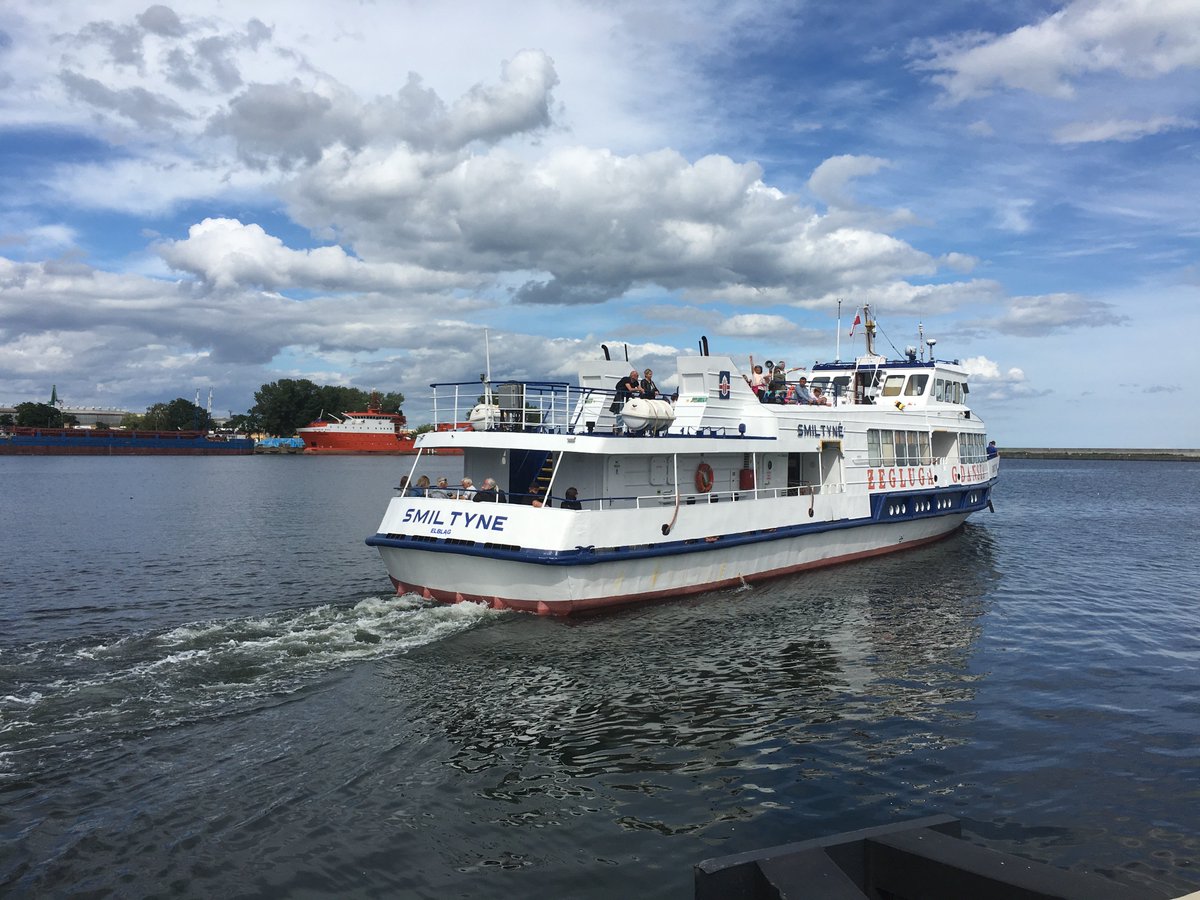 m/v "SMILTYNE" leaving Gdynia for her maiden voyage after installation of two Main Engines by Vasco. Bon voyageI