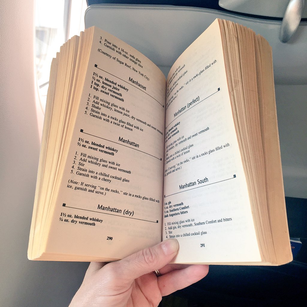 crushedlush's tweet photo. It's 8am, what are you reading? @TEXSOM bound! #certstudy #classics #cocktails https://t.co/c4iAKZH7Kf