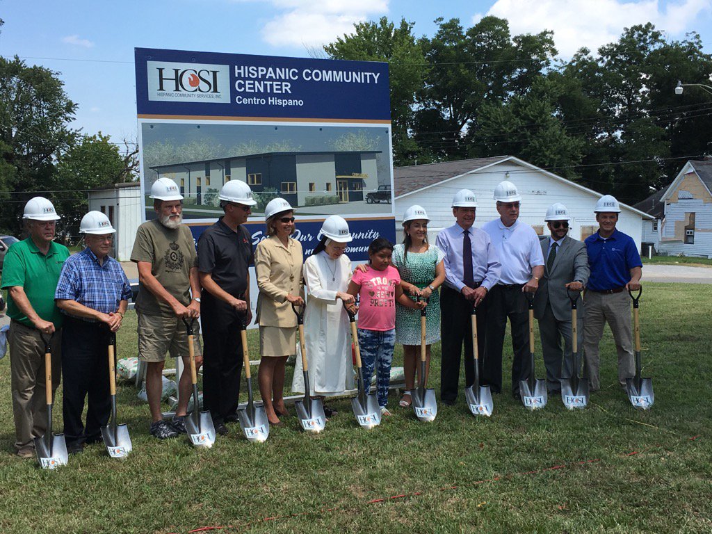 Tuesday's groundbreaking for the Hispanic Community Center <a href="/CityofJonesboro/">City of Jonesboro, AR</a>. Opens 2017. #hispanics #Mexico #spanish