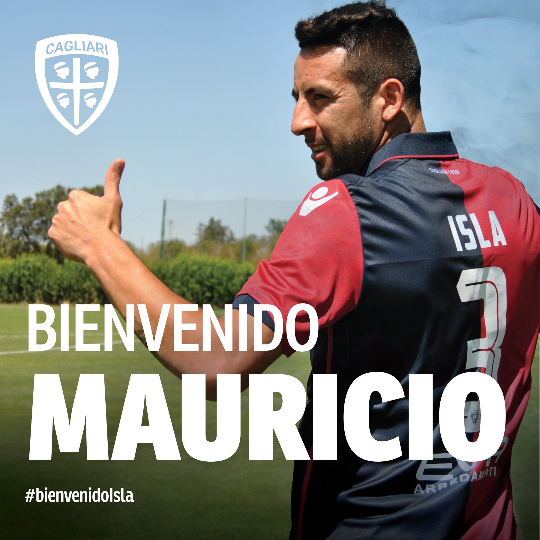 Mauricio Isla (Juventus Turin) rejoint Cagliari (off.) — Transfert