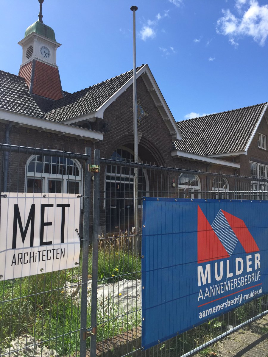 Prachtig mooi project van <a href="/MET_Judith/">Judith Lansink</a> <a href="/MulderAB/">Bas ter Avest</a> in #Enschede. #Revitaliseren school is #Duurzaamheid optima-forma.