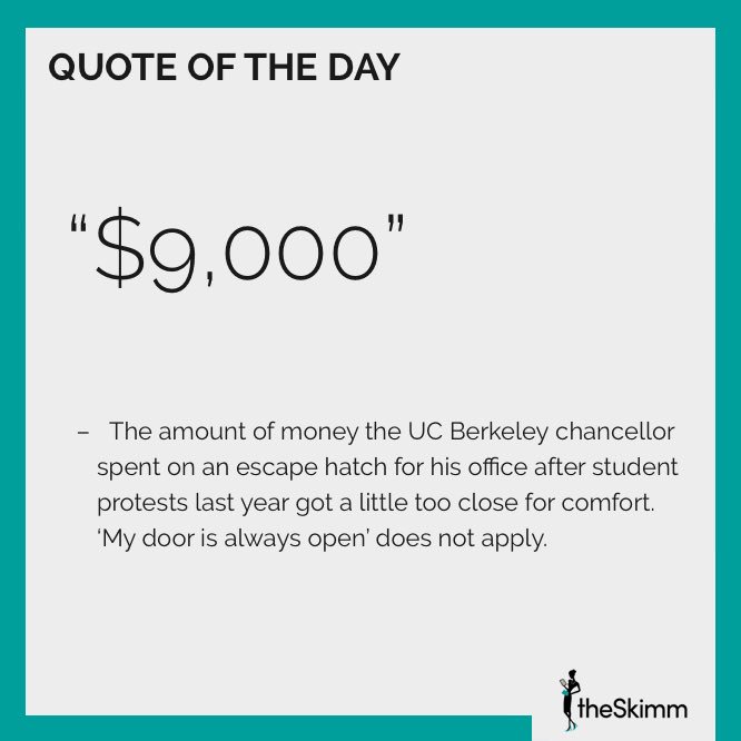 'My door is always open' does not apply in this situation. #SkimmLife #QOTD