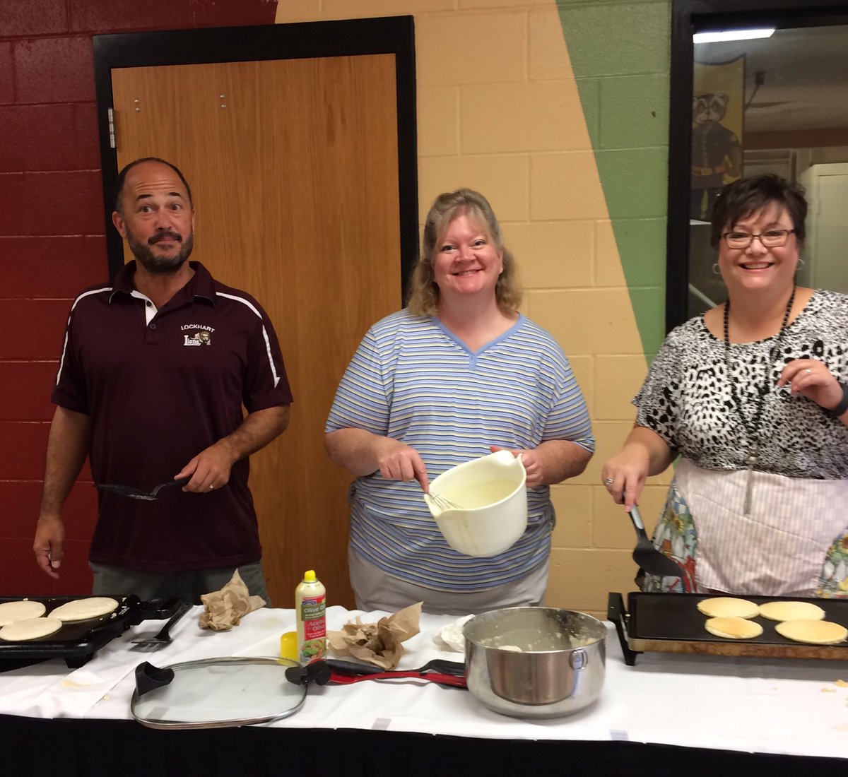Bluebonnet Admin cooking breakfast!? #BBEcurious