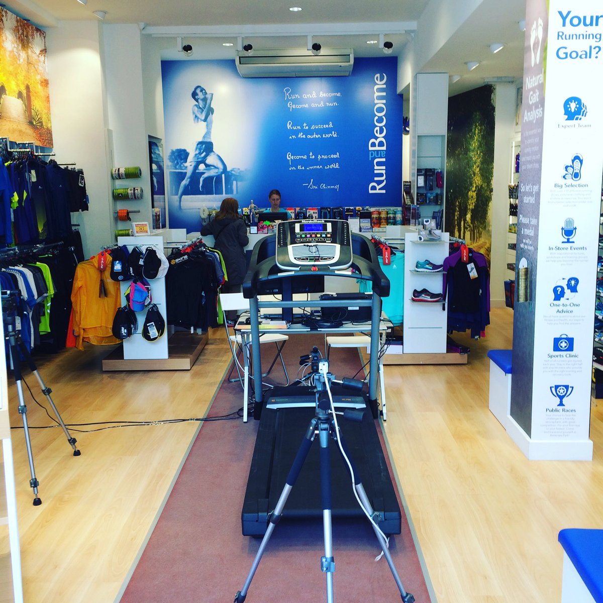 Stridelab is in Run and Become Victoria. Log onto stridelab.co.uk to book onto the last few slots free