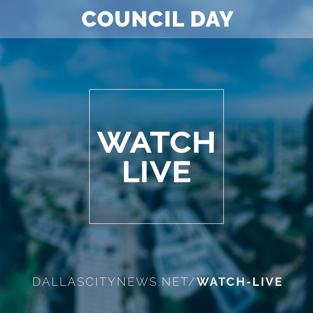 CityOfDallas's tweet photo. City Council is LIVE at 9-- watch it here: https://t.co/d5pTlGs93H https://t.co/a0t8qxgJ76