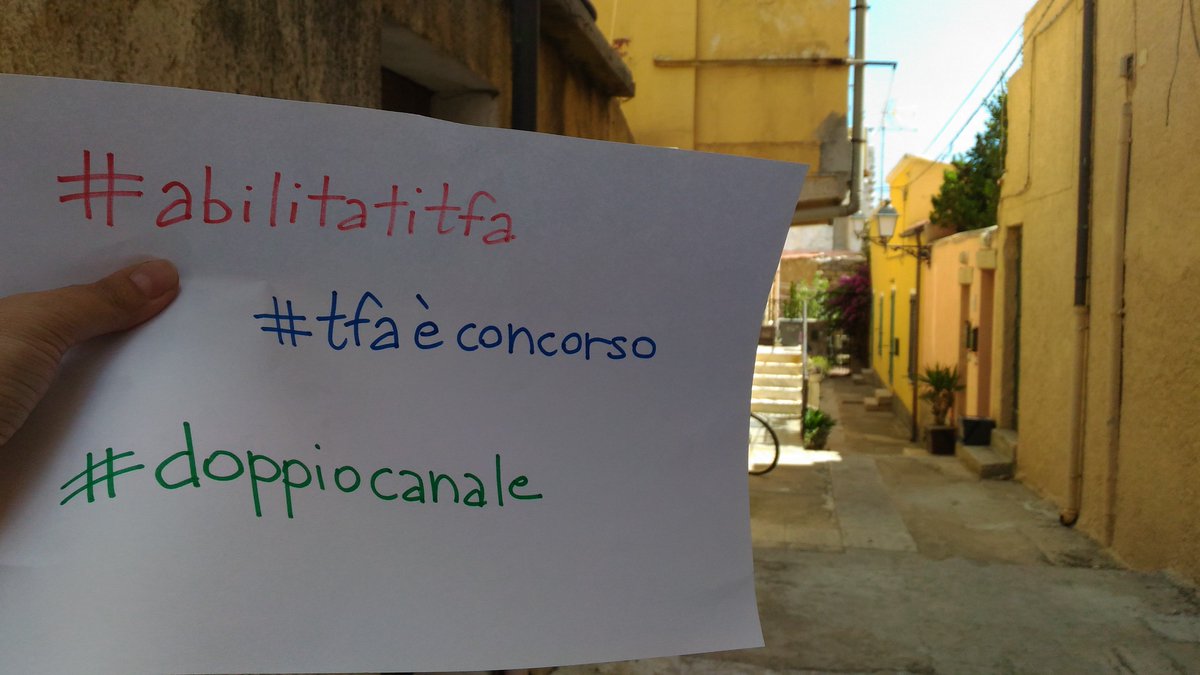 fabbriclau's tweet photo. @megmalp che soluzione per gli #abilitatitfa? #tfaèconcorso #finoallultimotieffinoinruolo #CNT @CoordNazTFA https://t.co/67P7AlDF4K