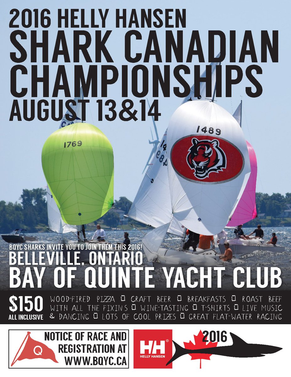 62_WebDesign's tweet image. Bay of Quinte Yacht Club is hosting the Shark 24 Canadian Championships this weekend #shark24 #posterdesign