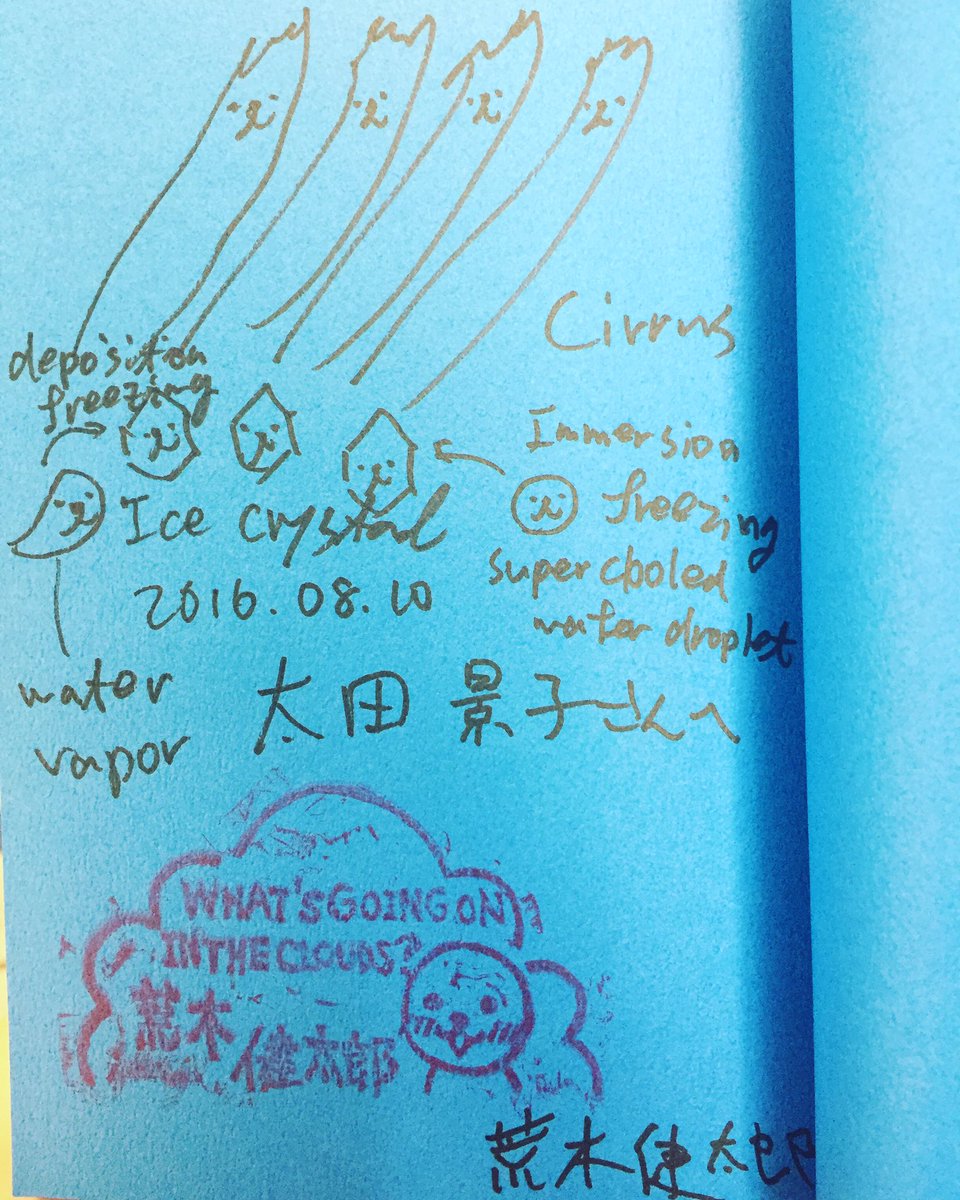 荒木健太郎 まだシーラスストリークやトランスバースラインは描いたことないですな 考えておこう