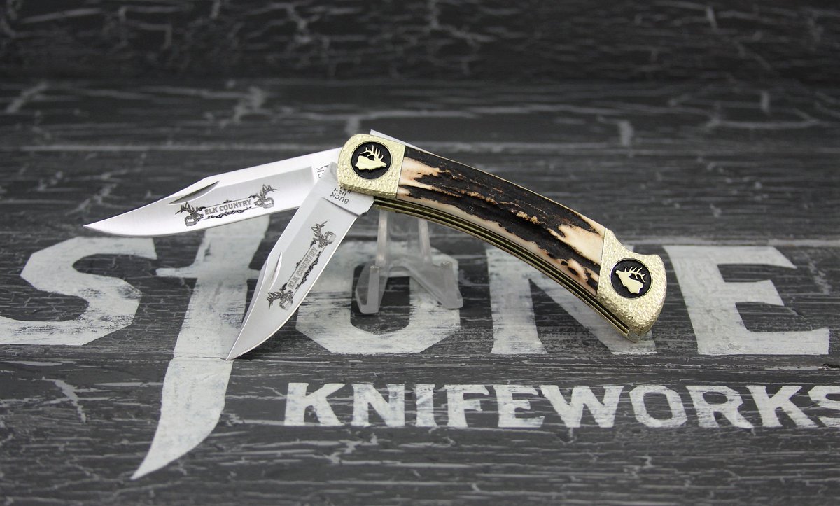 StoneKnifeworks's tweet photo. #ElkCountry #SambarStag #Customized #Buck110 #Buck112 #StoneKnifeworks https://t.co/C3cj0dx6Zu https://t.co/PqH9HSVK6x