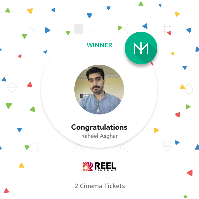 myhubber's tweet photo. Congratulations to Raheel Asghar the winner of @ReelcinemasOM  #mydubai #myhubber #winner #congrats https://t.co/oU90FEbXgu