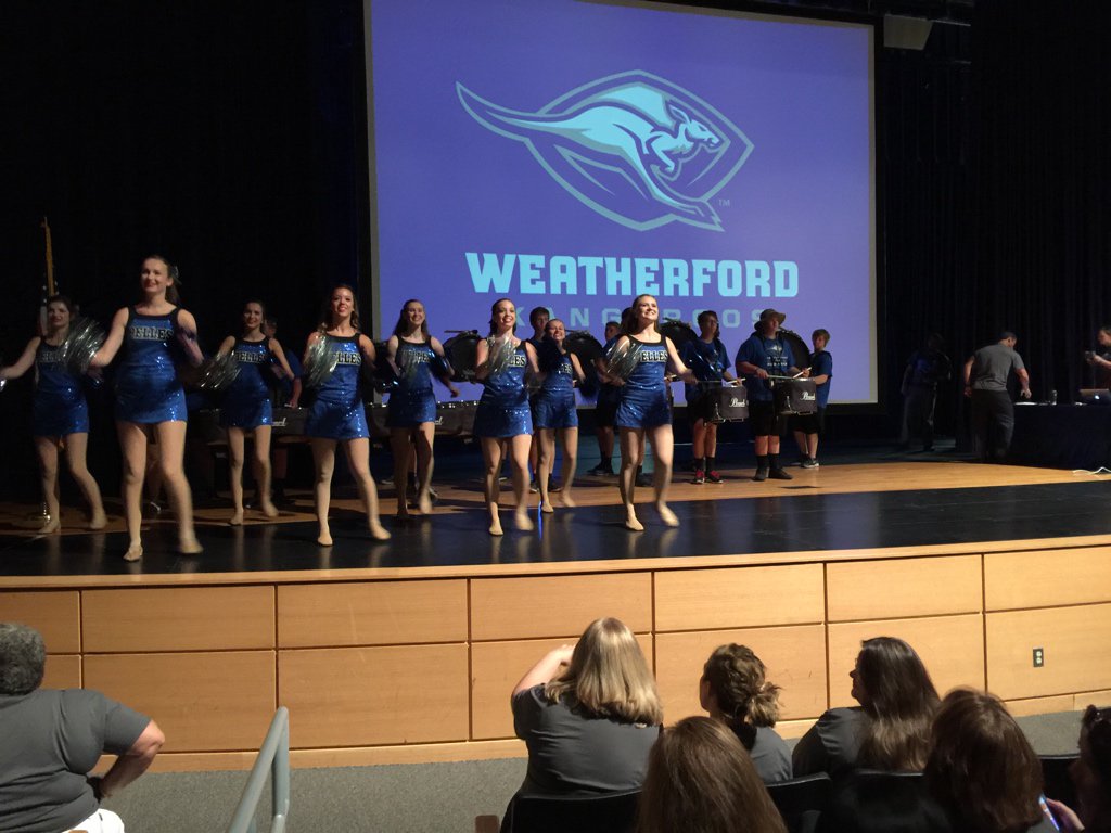 tra_hall's tweet image. It’s getting started at #rooconvocation @bweroos #txed #whywisd #bethechange