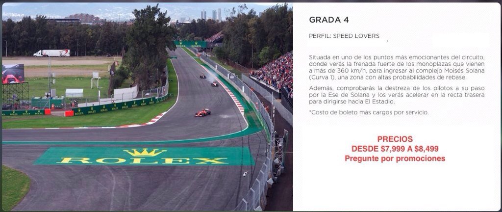 BoletosMXGP2016's tweet photo. Vendo 3 boletos para la #F1 #GPMexico / zona azul grada 4 20% de desc/ informes por DM #CDMX #RT @SCheco_EstebanG https://t.co/svzc44YjAa