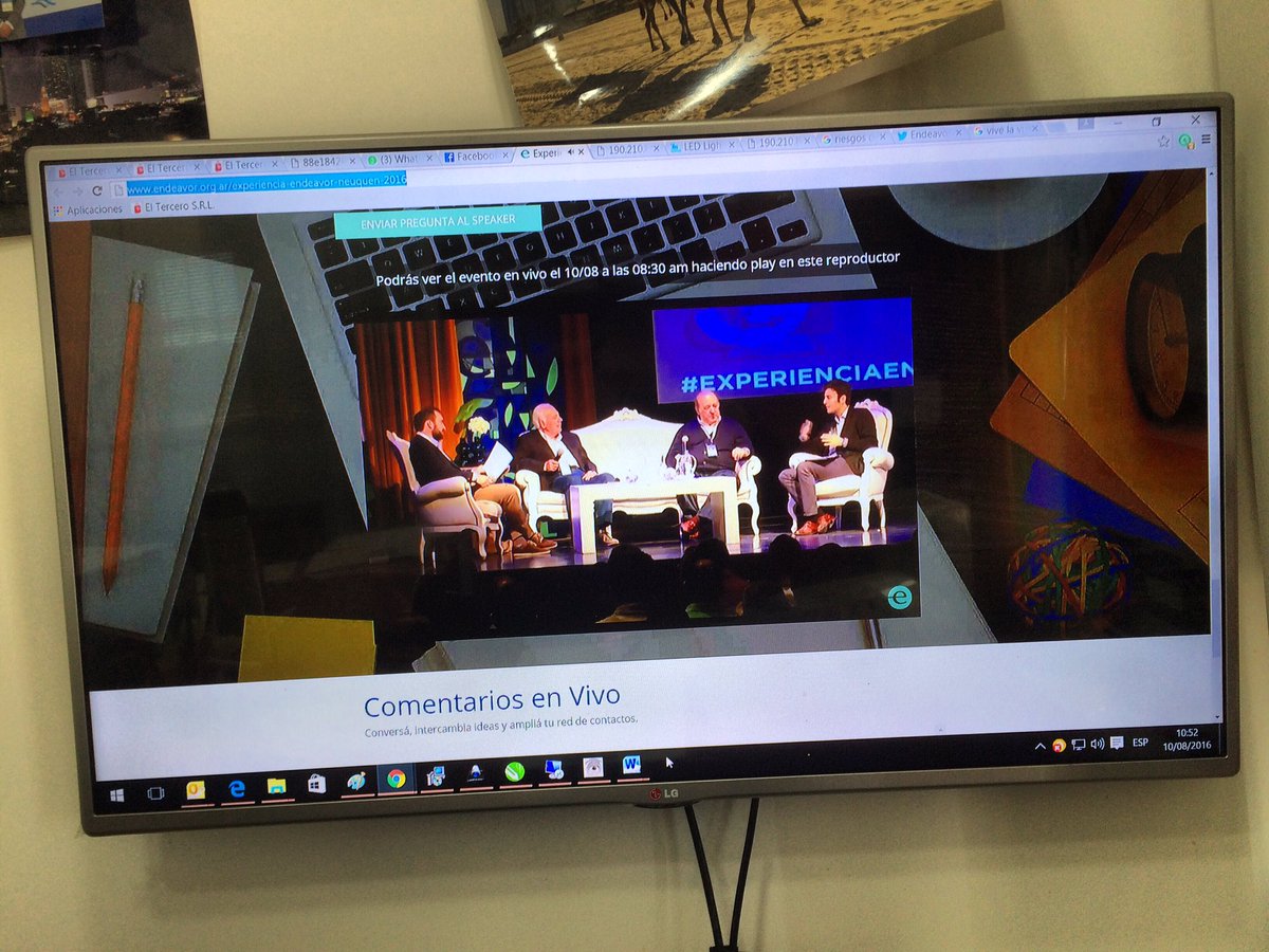 Endeavor Neuquén 2016  #experienciaendeavornqn Hugo Sanchez  y Julio Viola Bodega del Fin del mundo
************