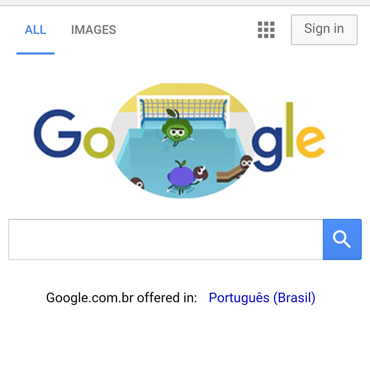 We are loving the #waterpolo themed <a href="/Google/">Google</a> Doodle today! Check it out. #OlympicGames