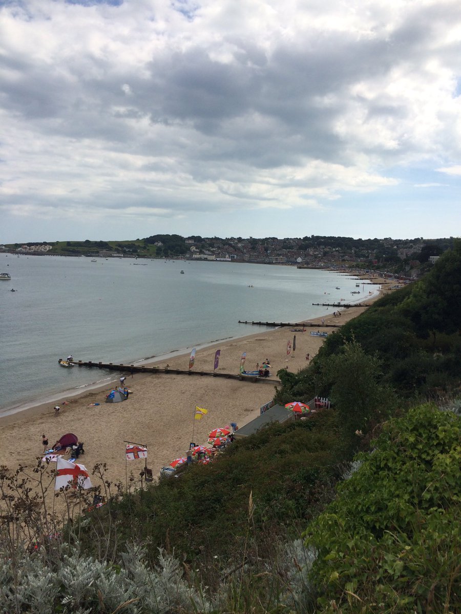 minghamj's tweet photo. Thee single spy reunion show set up in swanage https://t.co/f261hWTuGf