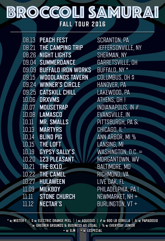 We are thrilled to announce phase 1 of our fall tour!!!! Where will we be seeing you?!?!? #falltour #broctober