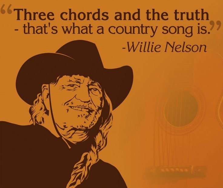 txrdcountry's tweet photo. “Three chords and the truth - that’s what a country song is” - @willienelson #aintthatthetruth #wisdomwednesday https://t.co/rXyTzX7suq