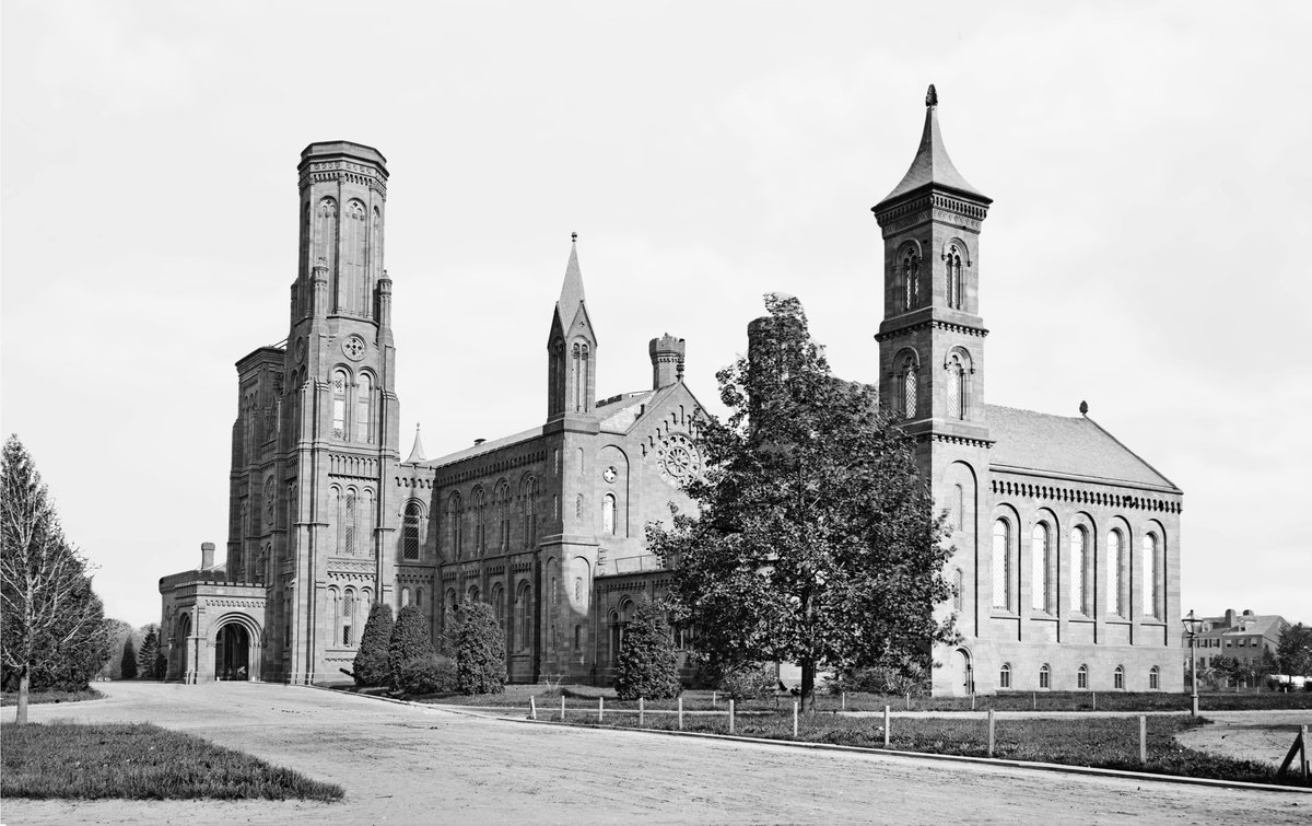 thinkgeek's tweet photo. Today in Geek History: The Smithsonian Institution was established in 1846. Here's to 170 years of knowledge! https://t.co/1lJeqIAM8r