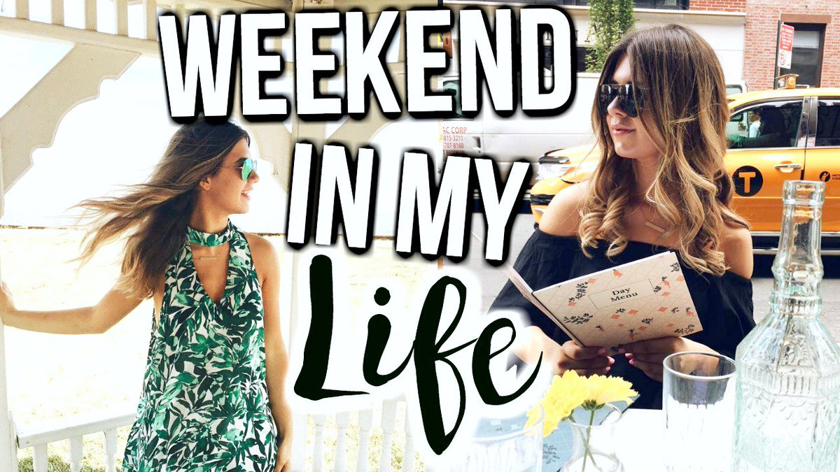 daniellecarolan's tweet photo. what's that?! a NEW weekend in my life video!? goes up today at 2PM EST! https://t.co/skZ8d6uf09
