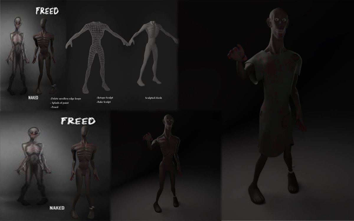 caturn_games's tweet photo. Some more low poly 3D concepts from @CG_Luke for #Freed. 
#indiedev #gamedev #RussianSleepExperiment https://t.co/dPT67b3OfM