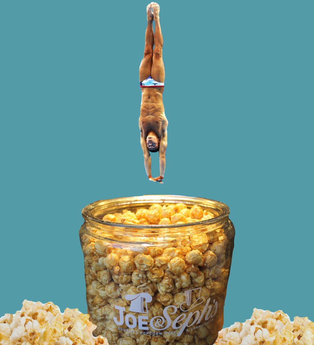 joeandseph's tweet photo. Congratulations @TomDaley1994 on your medal! Knew that you liked our popcorn, so we finally found a jar big enough!😜 https://t.co/vpqR7fx3zJ