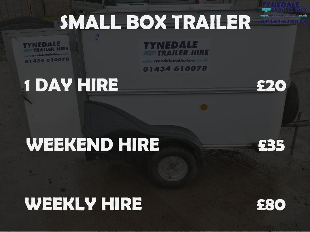 TynedaleTrailer's tweet photo. SMALL BOX TRAILER
E: hire@tynedaletrailerhire.co.uk #TynedaleTrailerHire #TrailerHire #Hexham #BoostHexham https://t.co/G8LvkNuwUh