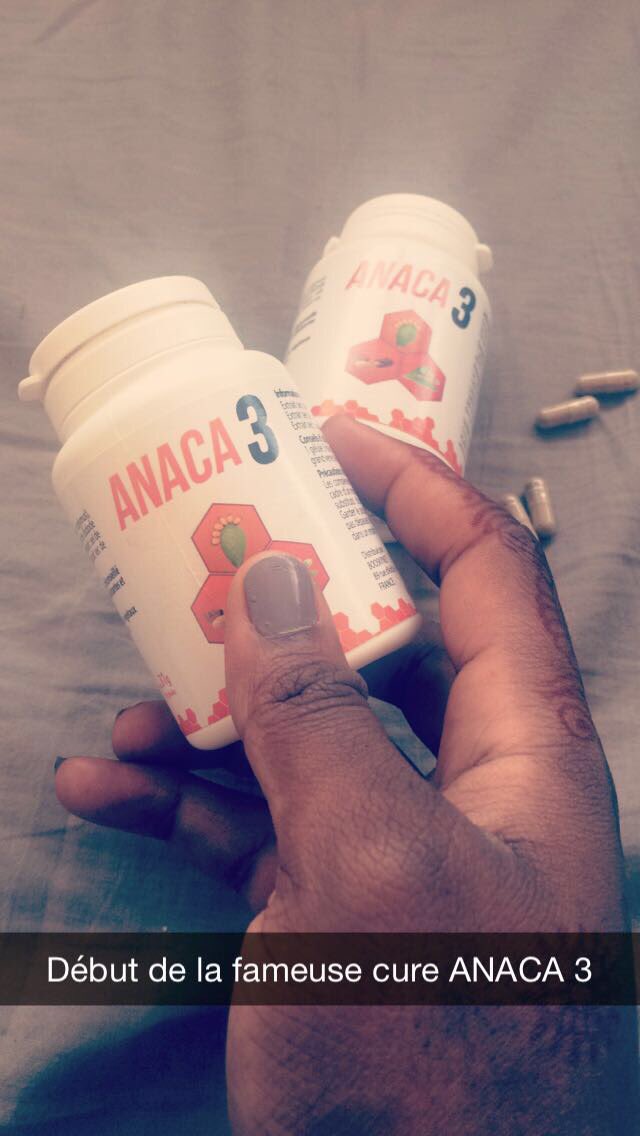 WassiaZ's tweet photo. J'ai commencé la cure ANACA3 @Anaca3off  jour 1 rdv dans 1 mois 💋 https://t.co/XwlrNrieHi