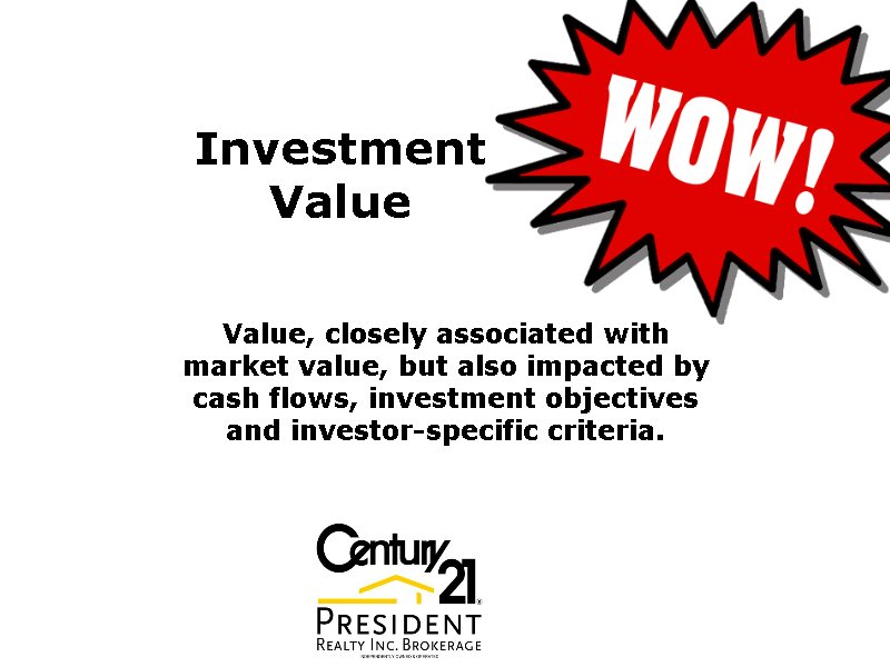 remax_president's tweet image. Wisdom on Wednesday #WOW #InvestmentValue a fun way to keep you updated on real estate definitions.