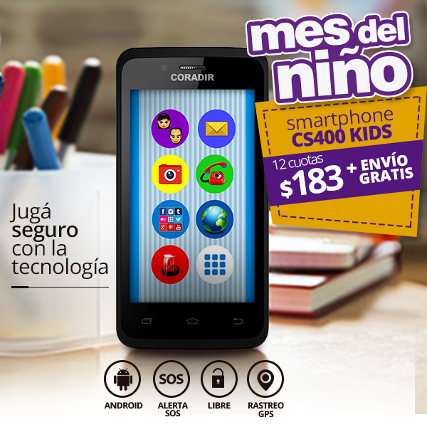 CoradirSA's tweet photo. #MesdelNiño #CoradirKids el Smartphone que los chicos quieren! Compralo acá: https://t.co/Q0FYlVIKF2 https://t.co/1Si5GlBZaJ