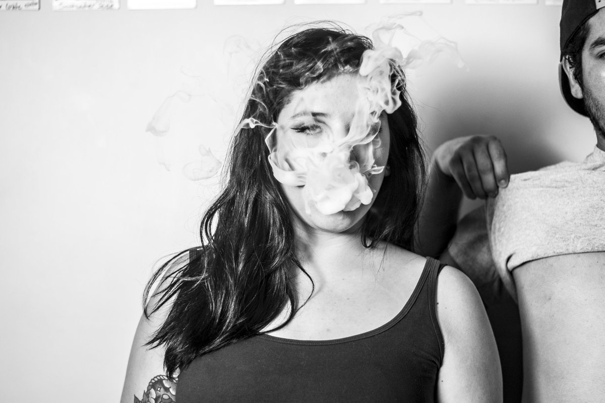 oscarmphoto's tweet photo. When youre sad as hell after shooting a show so you go to a random vape shop and shoot their staff https://t.co/Y0Rdg05eI8